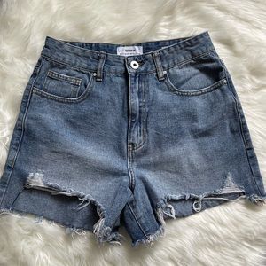 Cotton:On High Rise Harley Denim Shorts